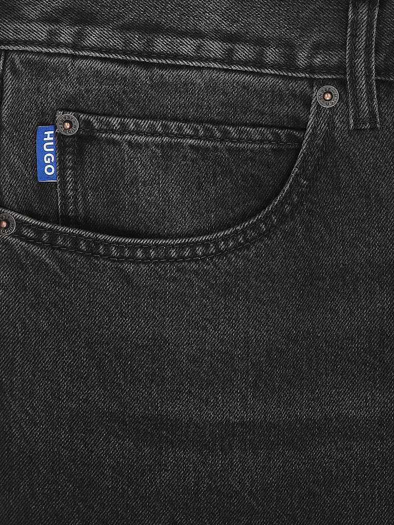 HUGO | Jeans Straight Fit JONAH | schwarz