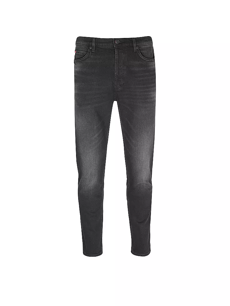 HUGO | Jeans Tapered Fit | schwarz
