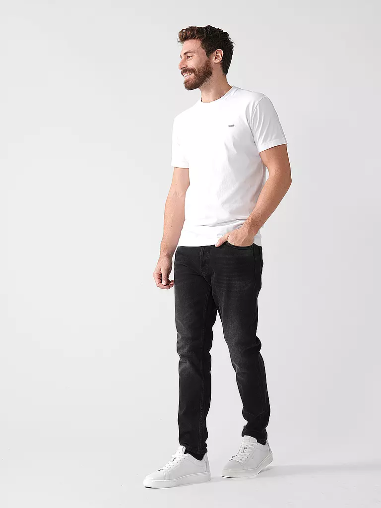 HUGO | Jeans Tapered Fit | schwarz
