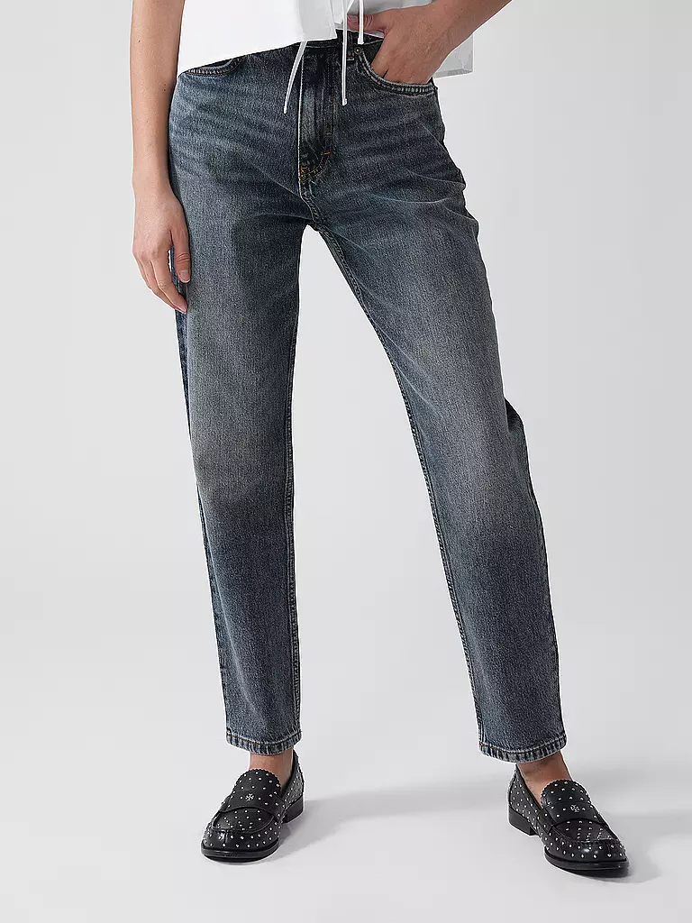 HUGO | Jeans Tapered Fit | dunkelblau