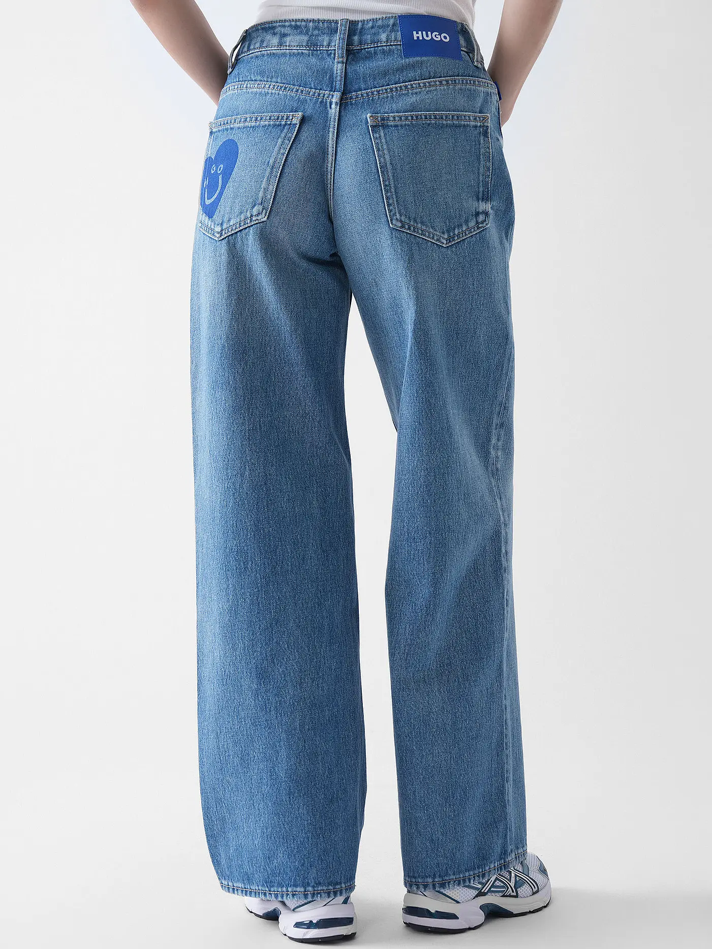 HUGO | Jeans Wide Leg GAMALA | hellblau