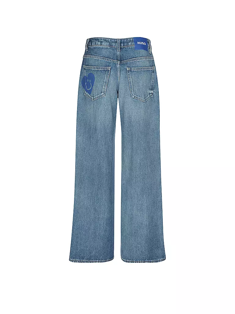 HUGO | Jeans Wide Leg GAMALA | hellblau