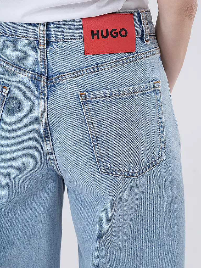 HUGO | Jeans Wide Leg GIMINE | blau