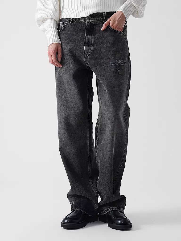 HUGO | Jeans Wide Leg LENI_B | grau
