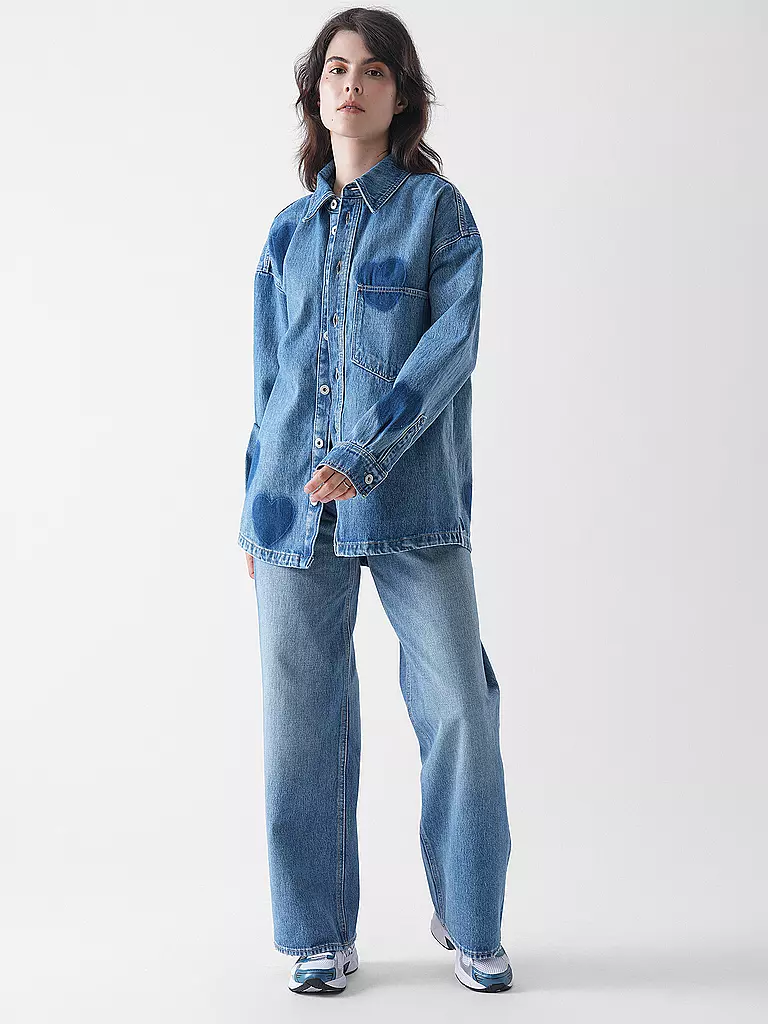 HUGO | Jeansbluse GARESA | blau