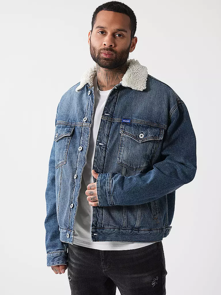 HUGO | Jeansjacke DEX | blau