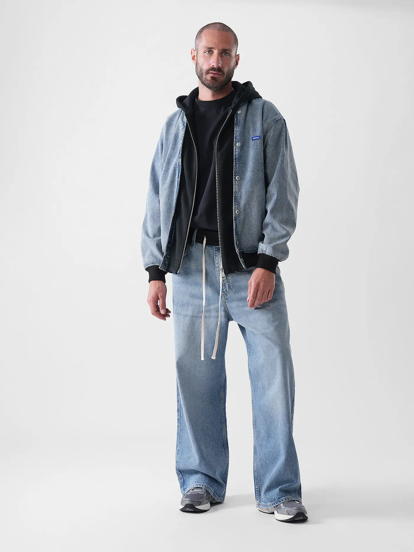 HUGO | Jeansjacke ENJO  | blau