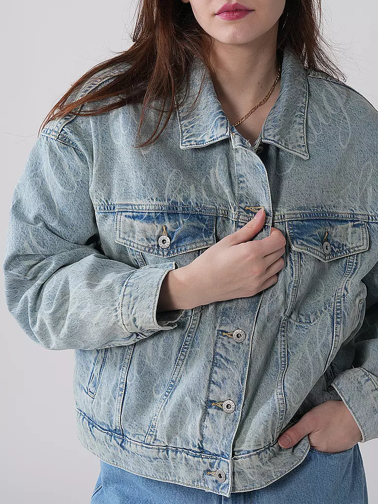HUGO | Jeansjacke LOU | blau