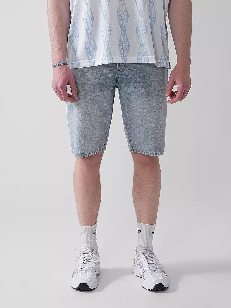HUGO | Jeansshorts | hellblau