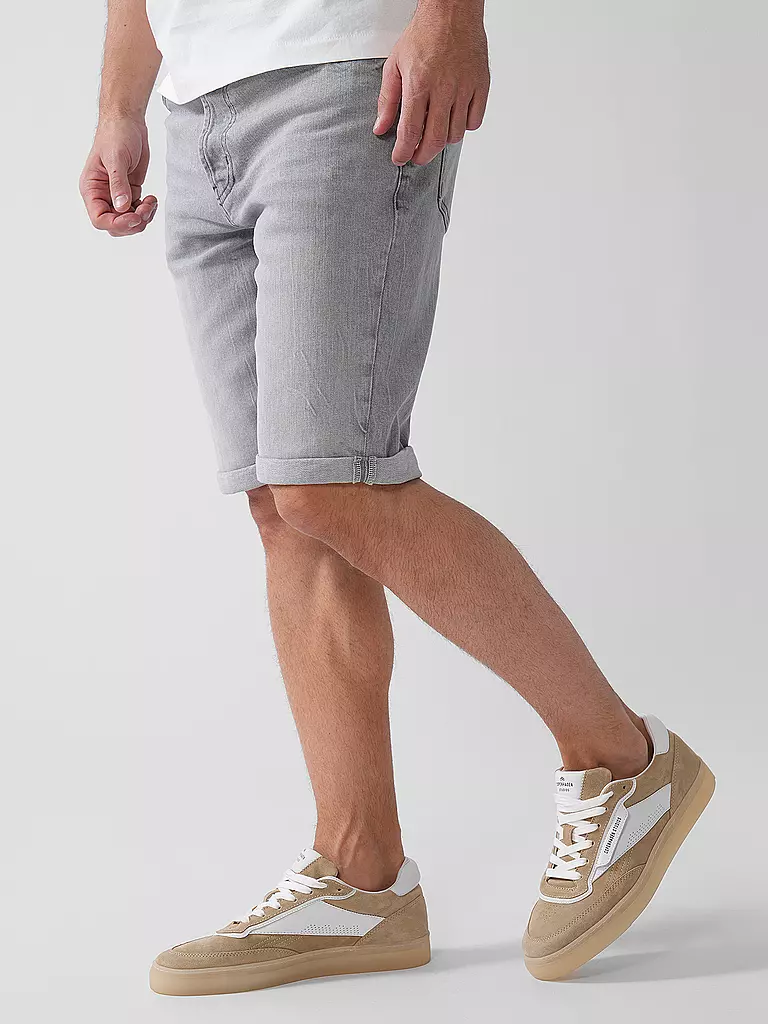 HUGO | Jeansshorts | hellgrau