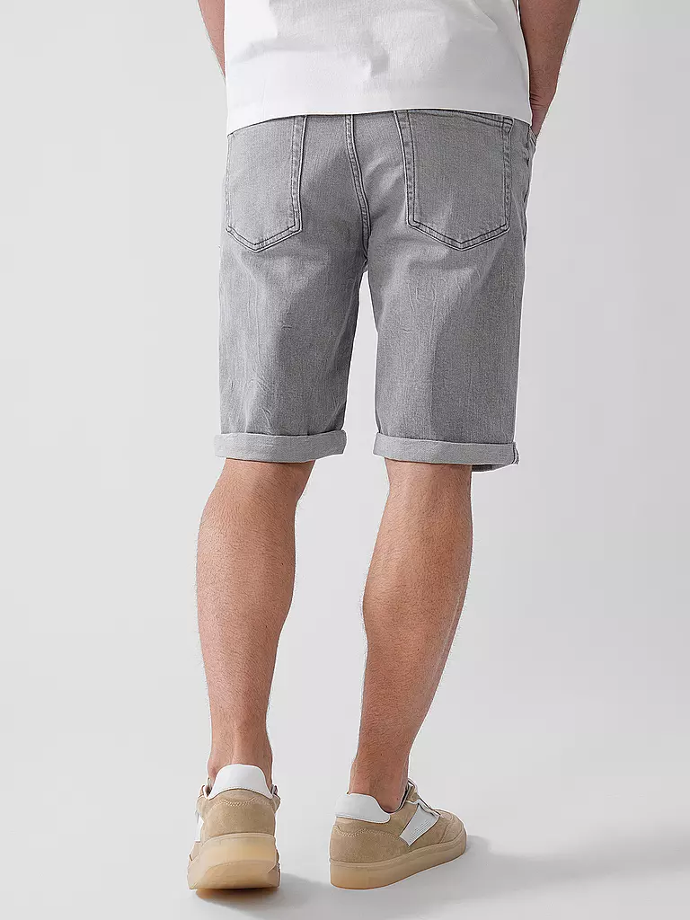HUGO | Jeansshorts | hellgrau