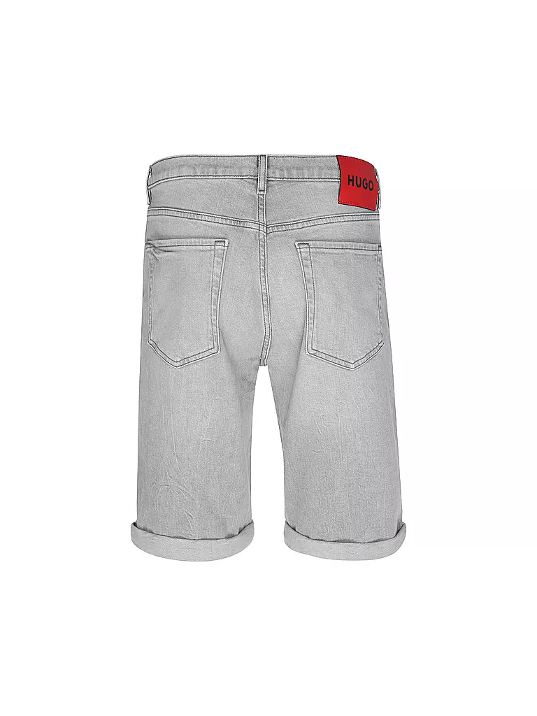 HUGO | Jeansshorts | hellgrau