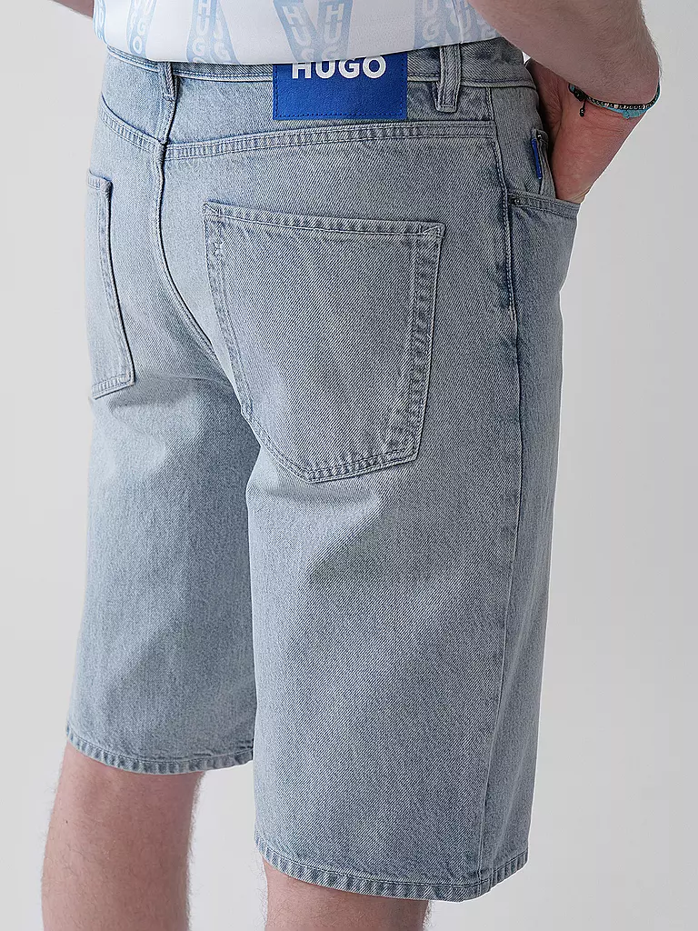 HUGO | Jeansshorts | hellblau