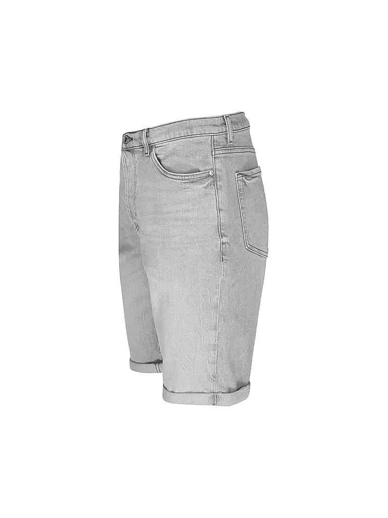 HUGO | Jeansshorts | hellgrau