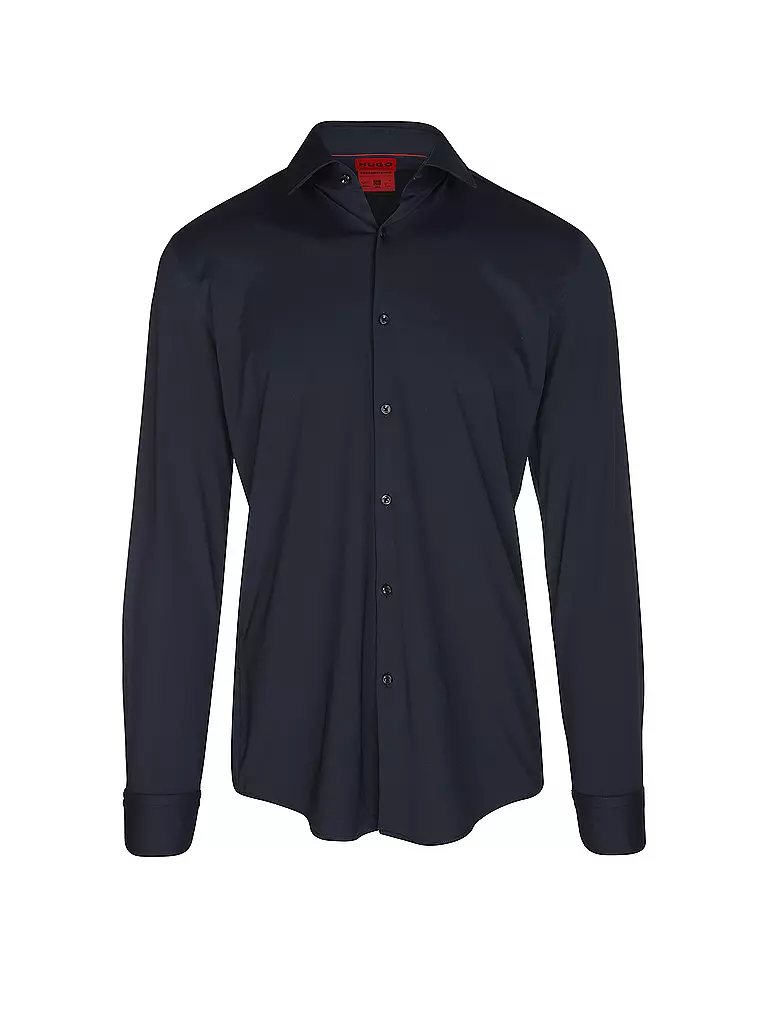 HUGO | Jerseyhemd Slim Fit KENNO | dunkelblau