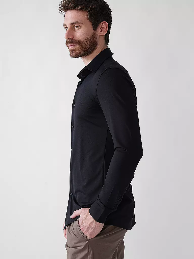 HUGO | Jerseyhemd Slim Fit KENNO | weiss
