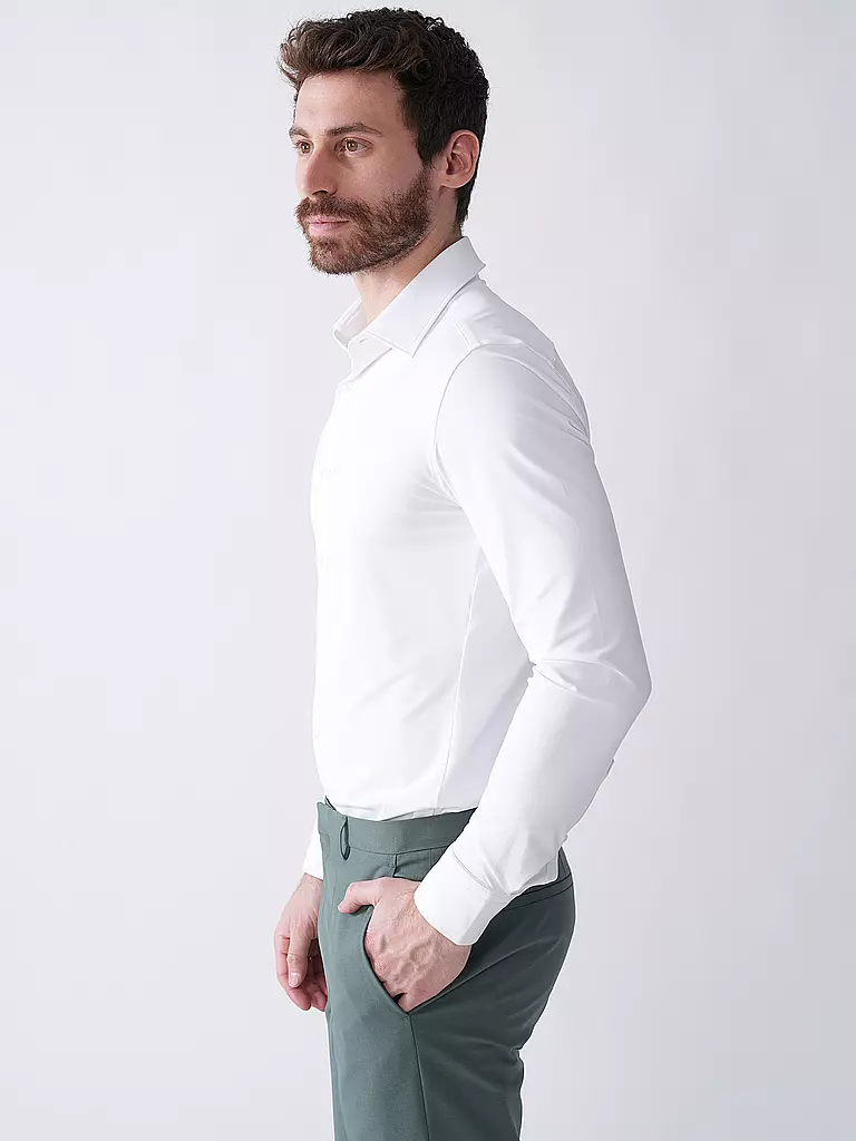 HUGO | Jerseyhemd Slim Fit KENNO | schwarz