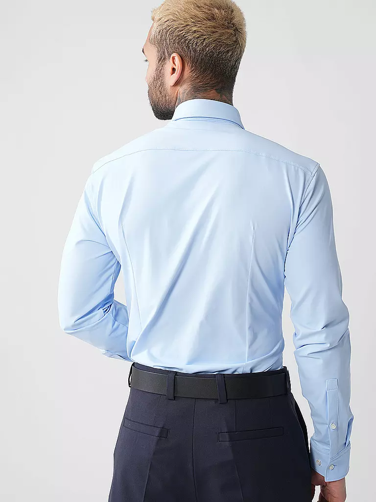 HUGO | Jerseyhemd Slim Fit KENNO | hellblau