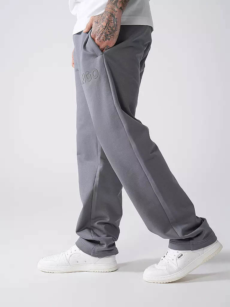 HUGO | Jogginghose DUMRULO | grau