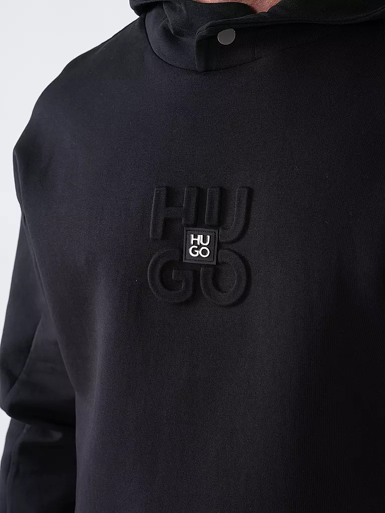 HUGO | Kapuzensweater - Hoodie DEBOSTACO | schwarz