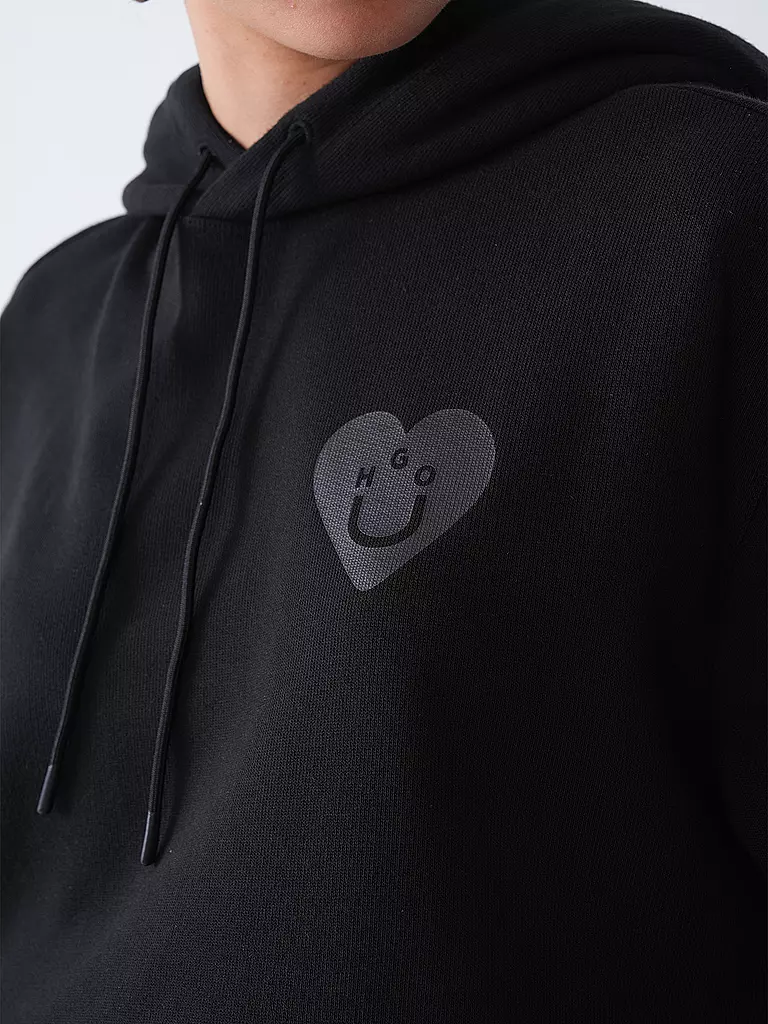 HUGO | Kapuzensweater - Hoodie DEJANDRA_B | schwarz