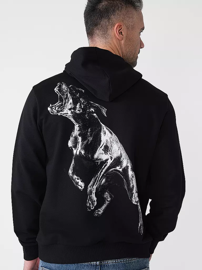 HUGO | Kapuzensweater - Hoodie DUELEYO | schwarz