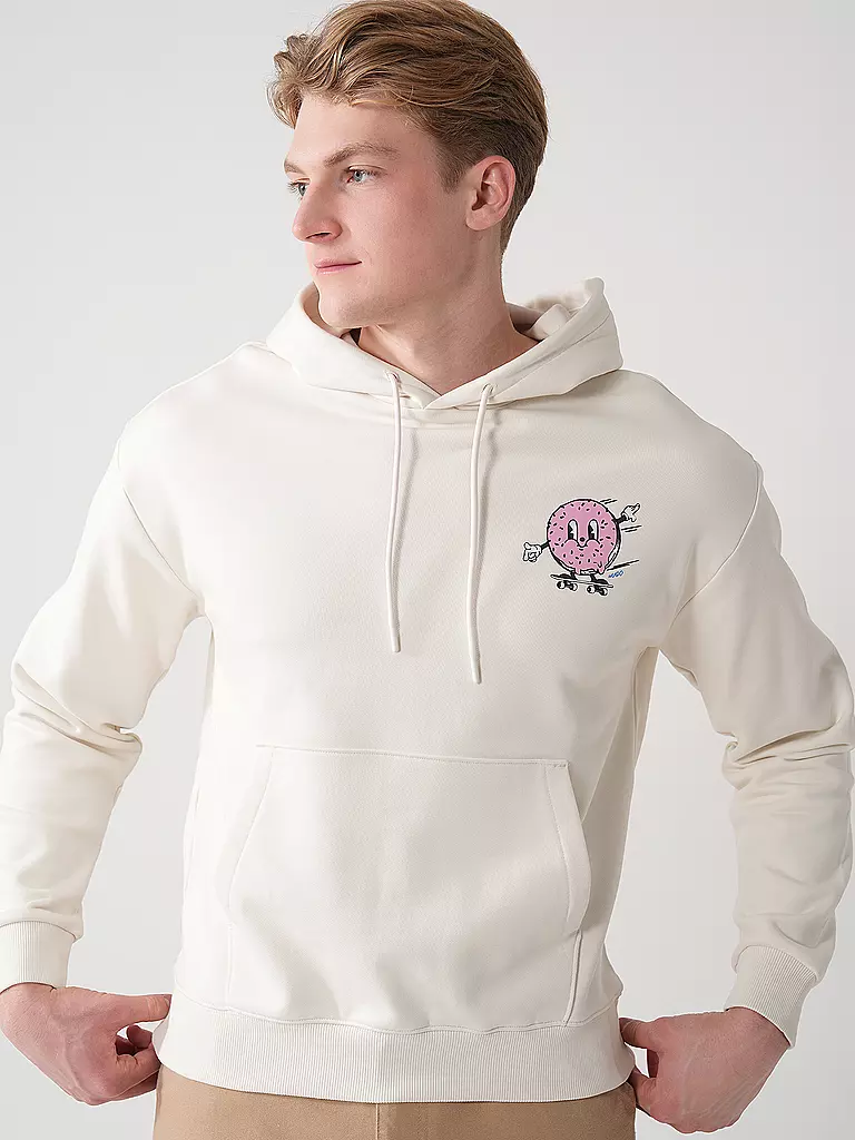 HUGO | Kapuzensweater - Hoodie NAMIKO | creme