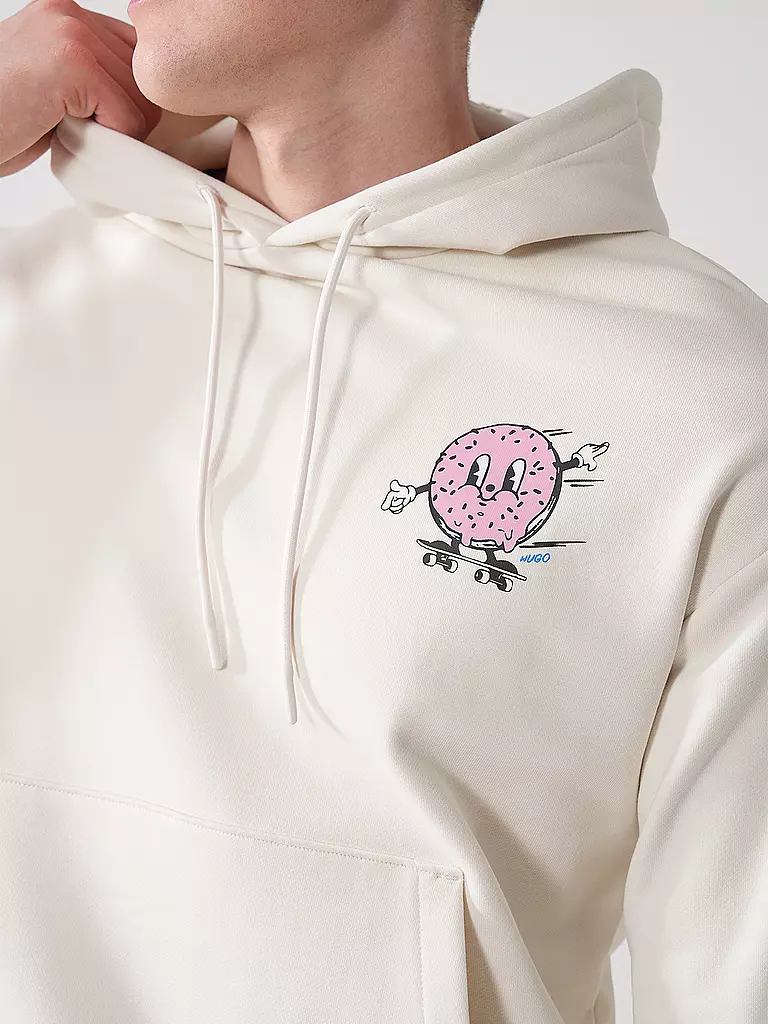 HUGO | Kapuzensweater - Hoodie NAMIKO | creme
