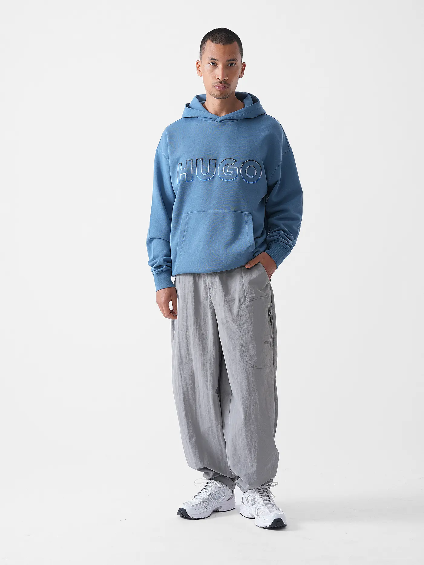 HUGO | Kapuzensweater - Hoodie NOGUDI | blau