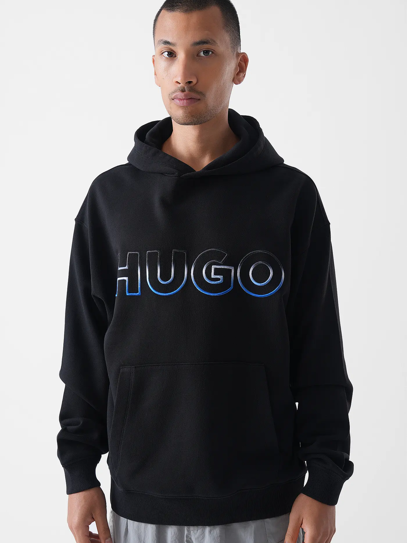 HUGO | Kapuzensweater - Hoodie NOGUDI | schwarz