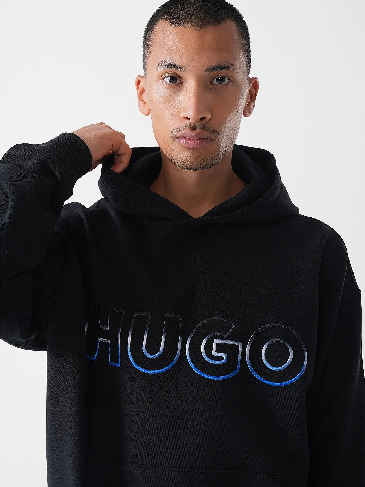 HUGO | Kapuzensweater - Hoodie NOGUDI | schwarz