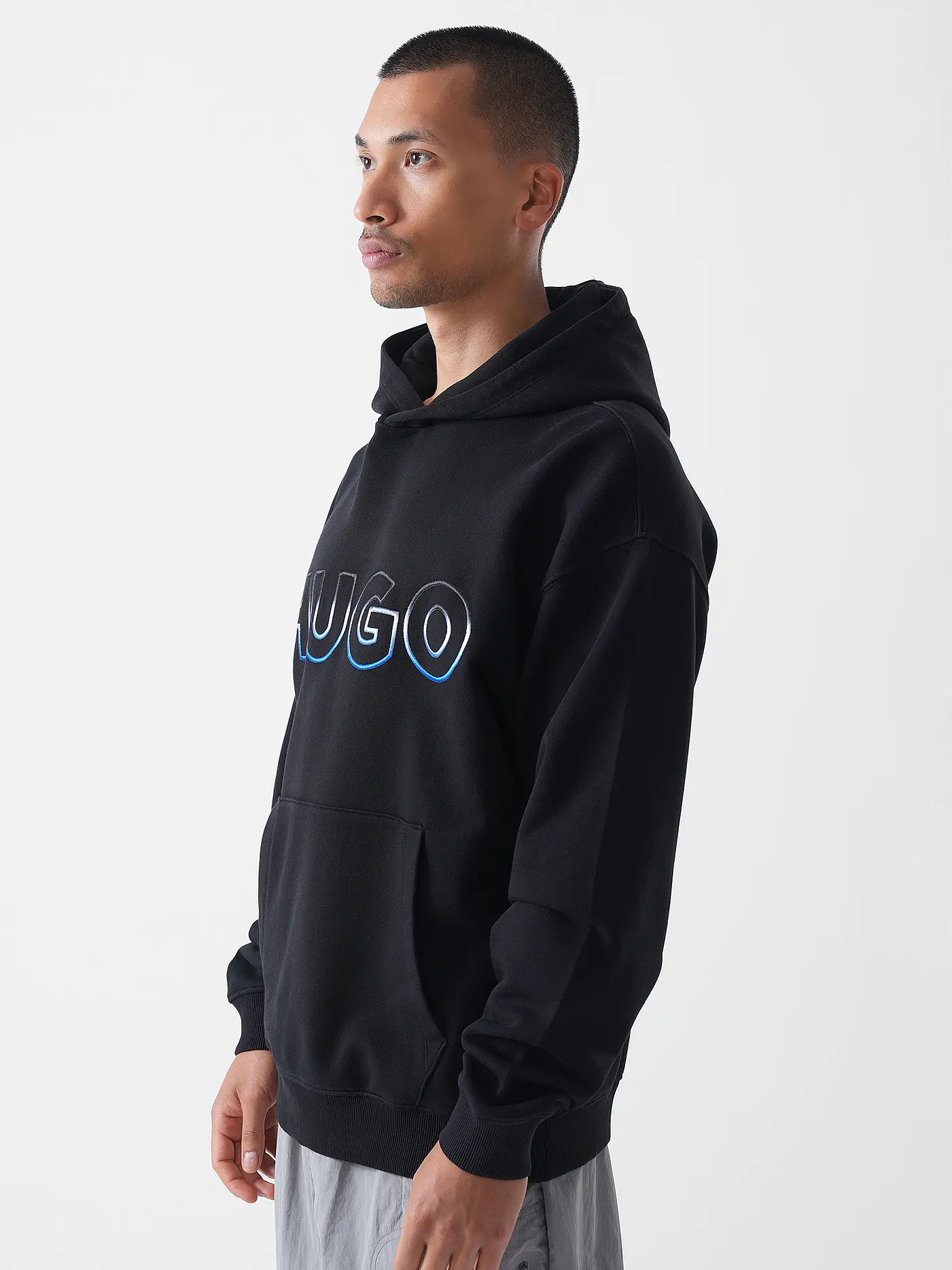 HUGO | Kapuzensweater - Hoodie NOGUDI | schwarz