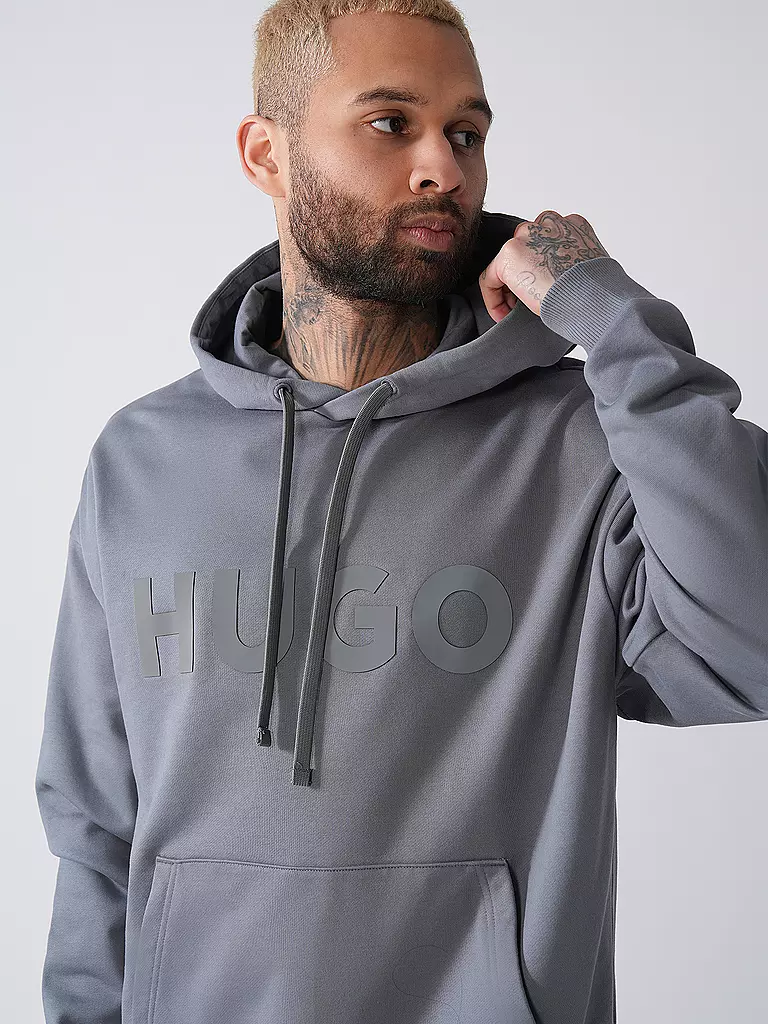HUGO | Kapuzensweater - Hoodie Oversized Fit DITCHLE | grau