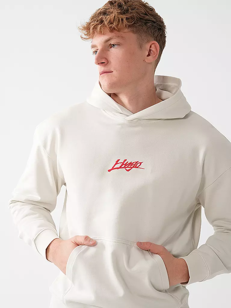 HUGO | Kapuzensweater - Hoodie | weiss