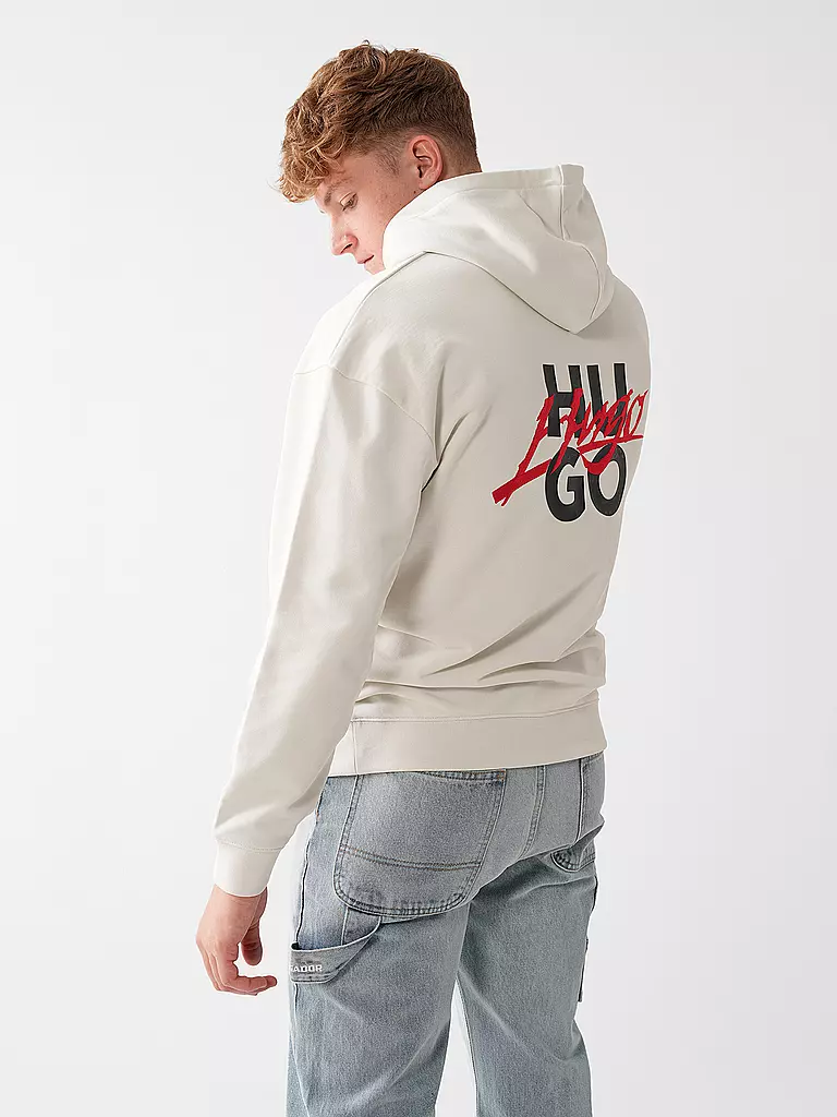 HUGO | Kapuzensweater - Hoodie | weiss