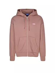 HUGO | Kapuzensweatjacke NARDIMEZ | braun