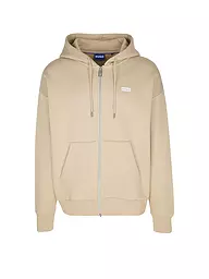 HUGO | Kapuzensweatjacke NARDIMEZ | beige
