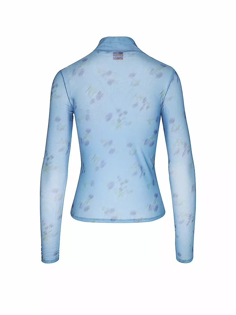 HUGO | Langarmshirt DELISABETA | hellblau