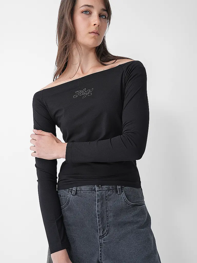 HUGO | Langarmshirt DOLDER_B | Schwarz