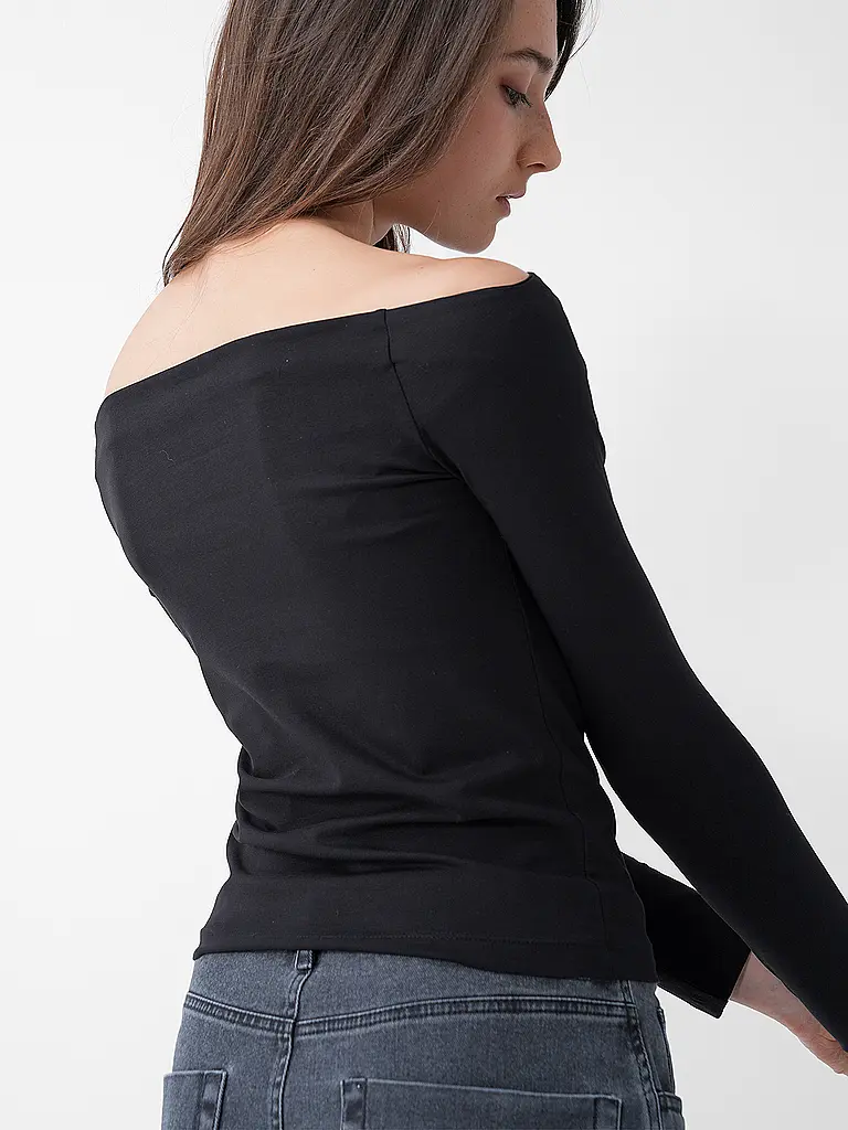 HUGO | Langarmshirt DOLDER_B | Schwarz