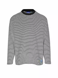 HUGO | Langarmshirt NUSTRIPE | schwarz
