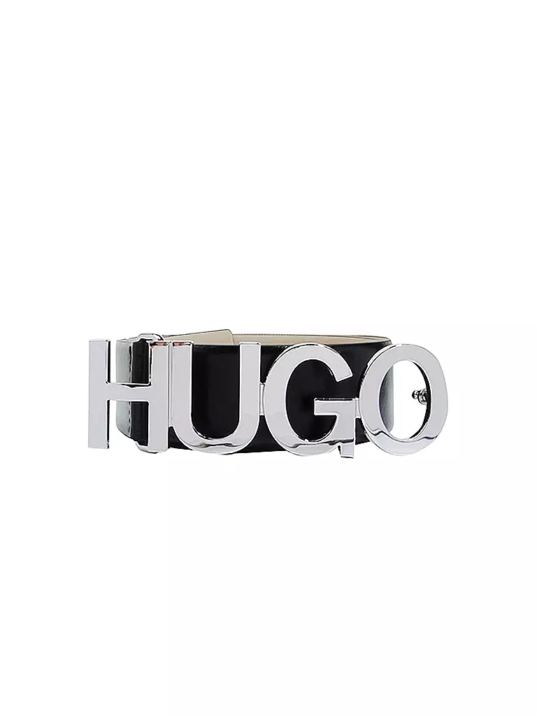 HUGO | Ledergürtel "Zula" | schwarz