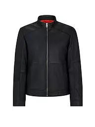 HUGO | Lederjacke LOKIS2 | schwarz