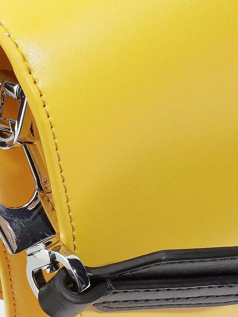 HUGO | Ledertasche - Minibag Frida | gelb