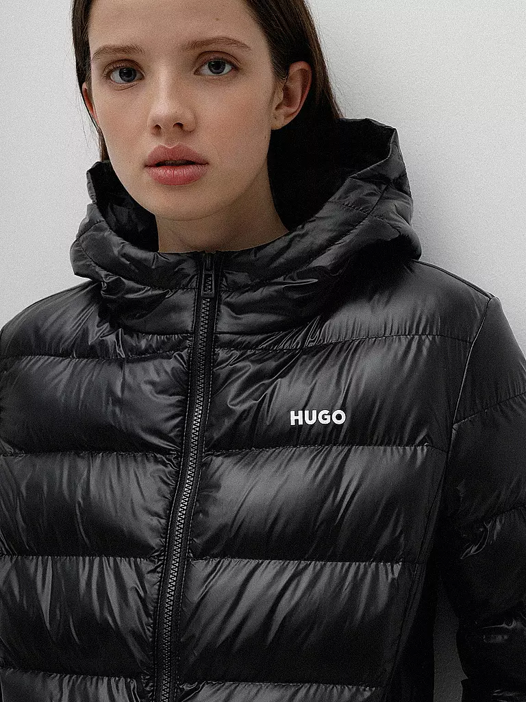 HUGO | Leichtsteppjacke Famara | schwarz