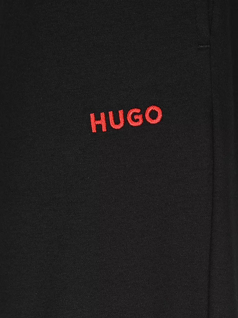 HUGO | Loungewear Hose SWIRLY | schwarz