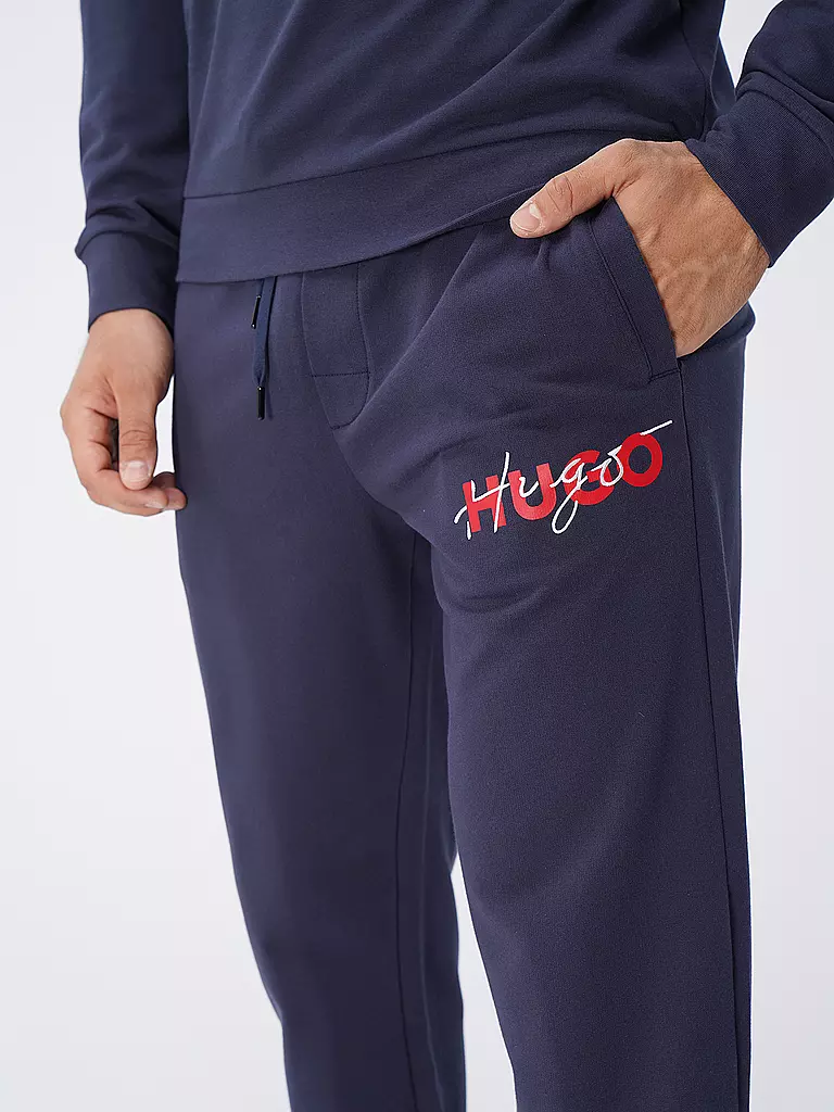 HUGO | Loungewear Hose | dunkelblau