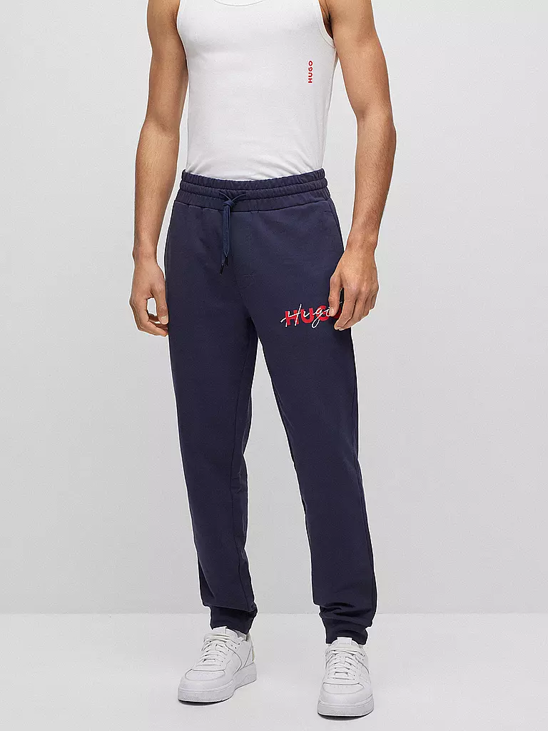 HUGO | Loungewear Hose | dunkelblau