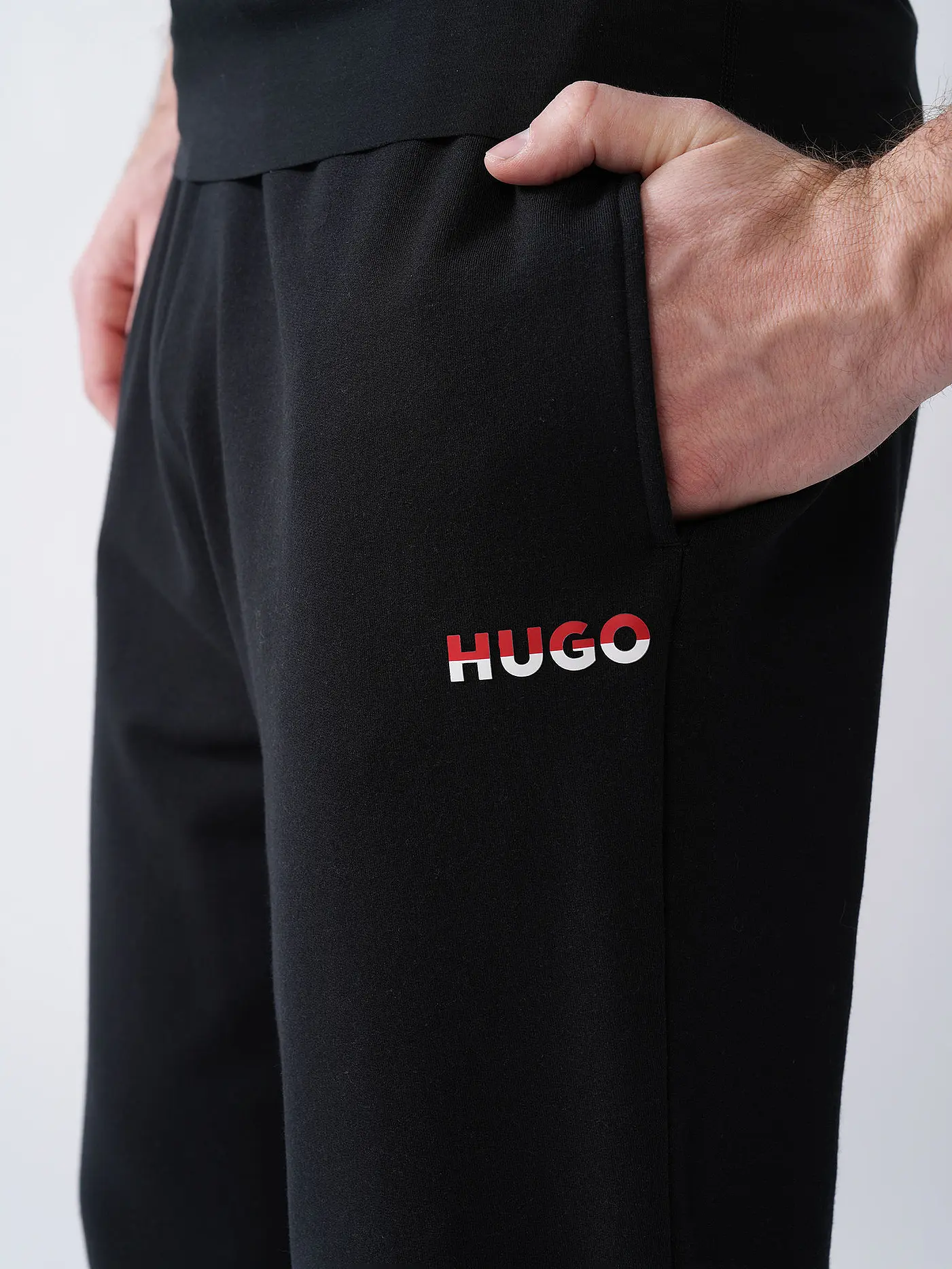 HUGO | Loungewear Jogginghose AMSTERDAM | schwarz