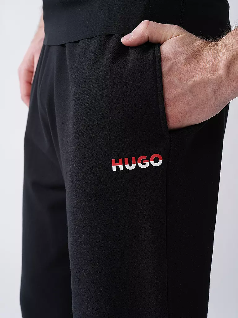 HUGO | Loungewear Jogginghose AMSTERDAM | schwarz